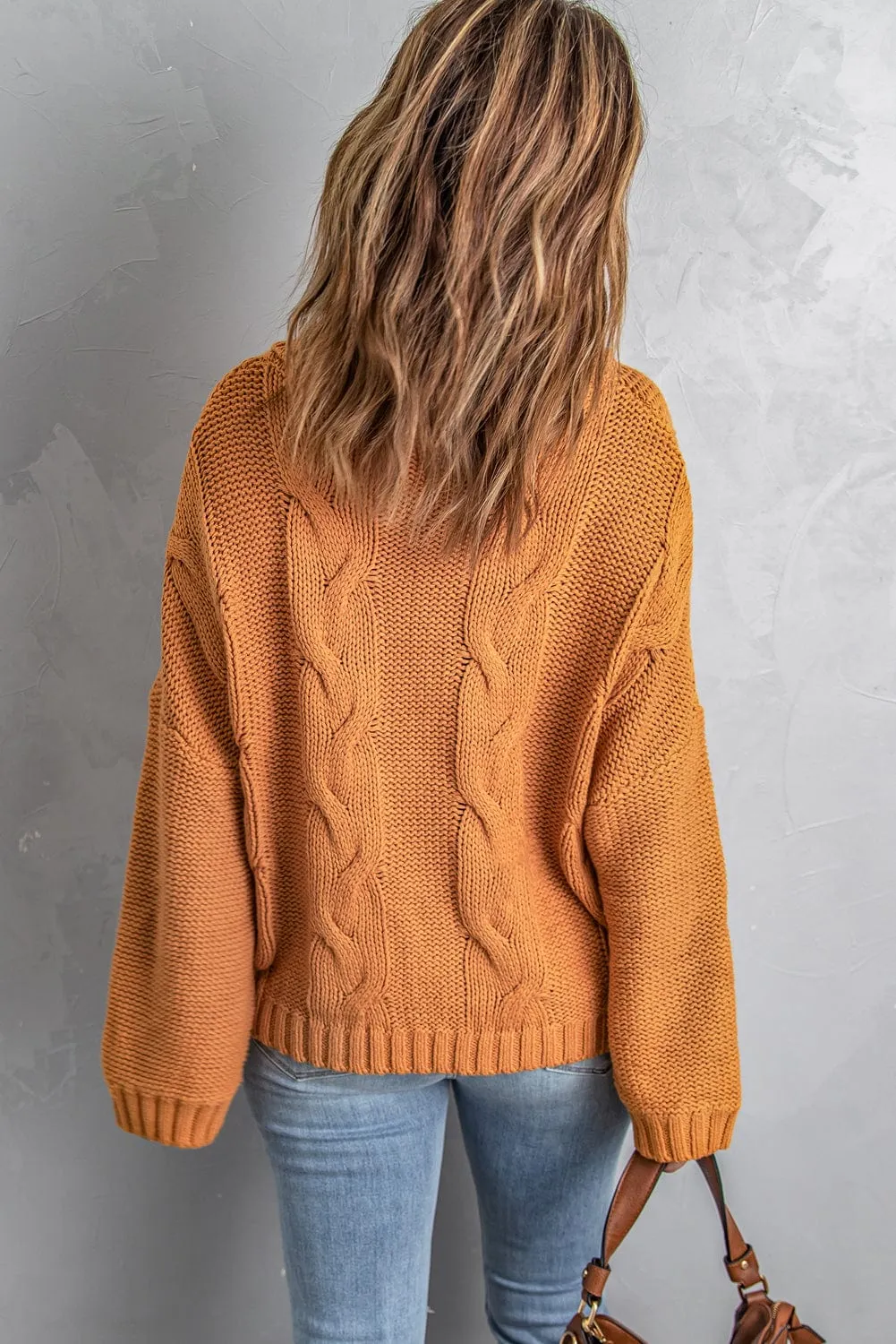 Casual Loose Knit Cardigan