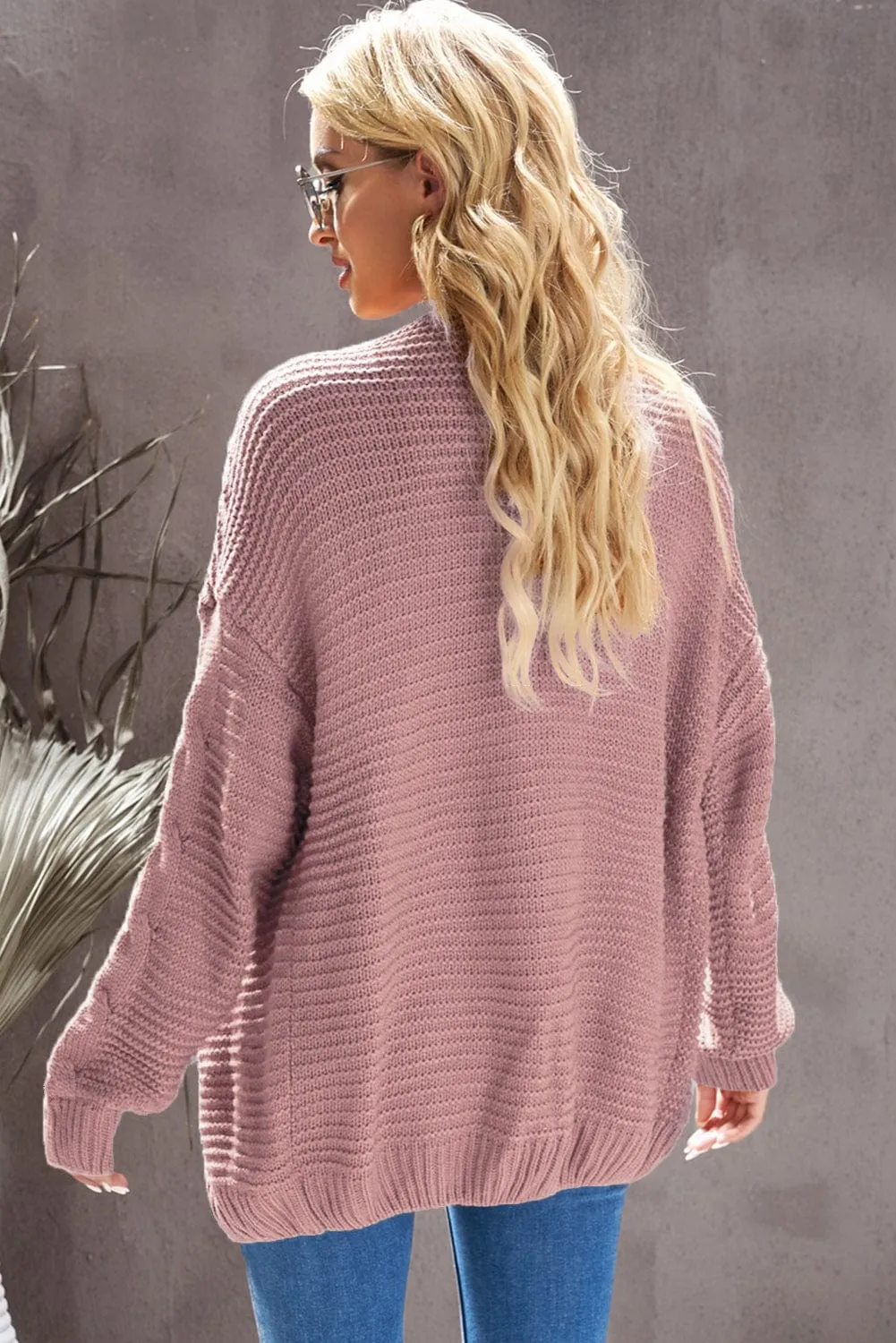 Casual Loose Knit Cardigan