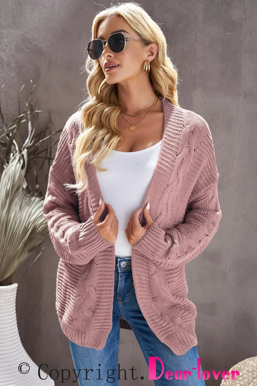 Casual Loose Knit Cardigan