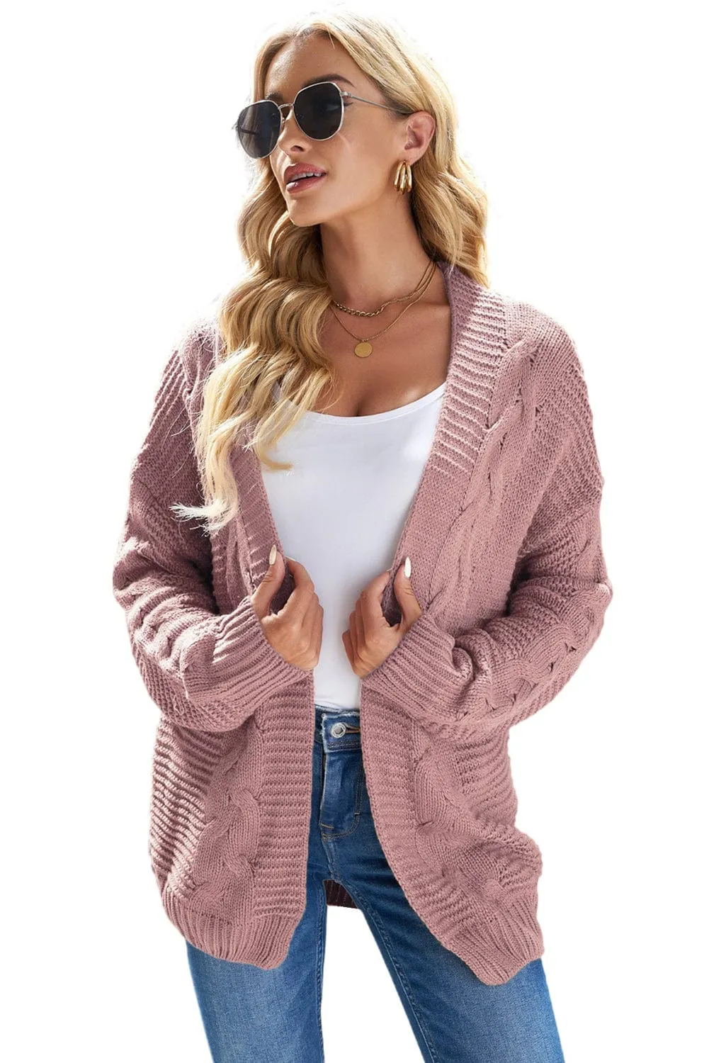 Casual Loose Knit Cardigan