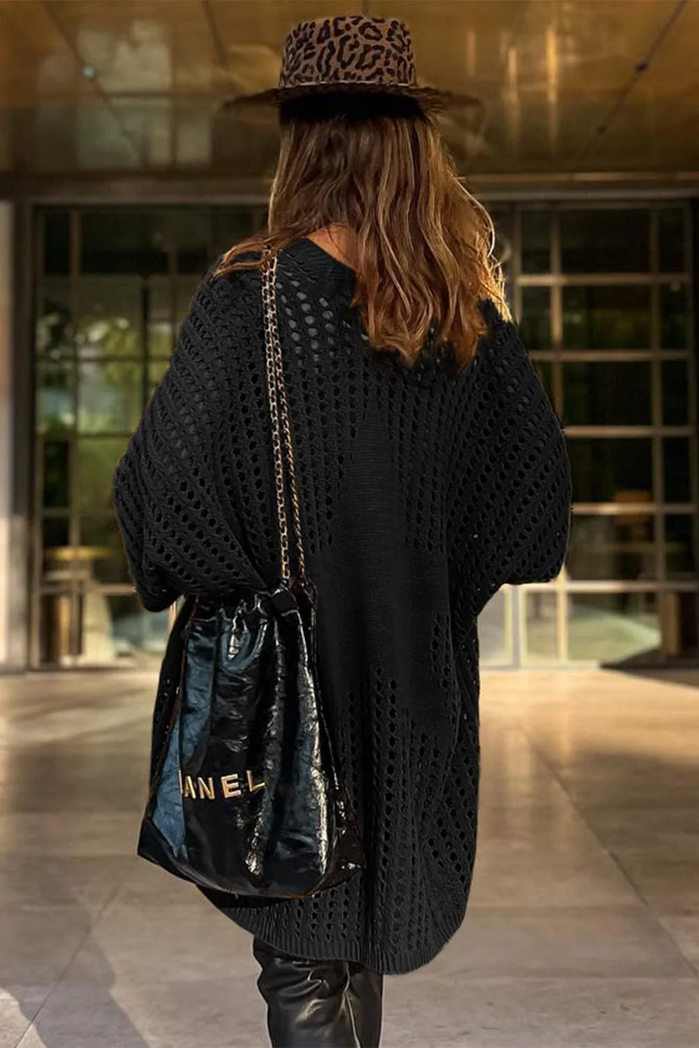 Casual Loose Knit Cardigan