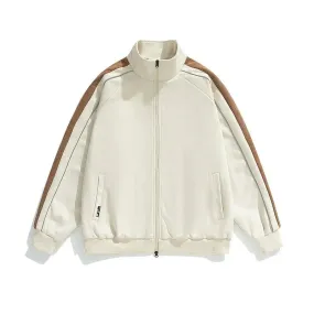 Casual Side Stripes Track Jacket