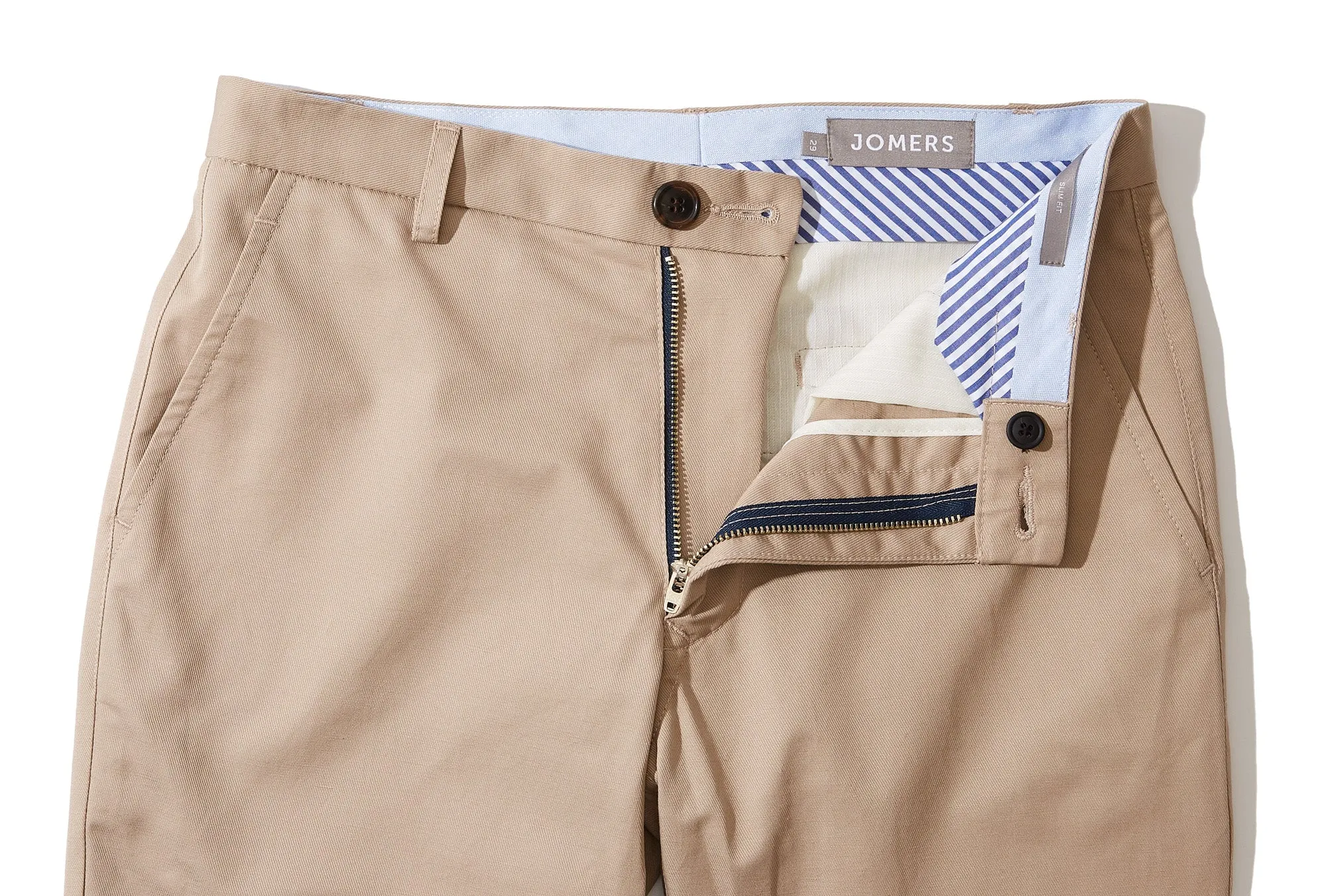 Cautley (Slim) - Khaki Cavalry Twill Chino