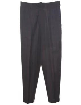 Checked Pattern Trousers - W31 L28