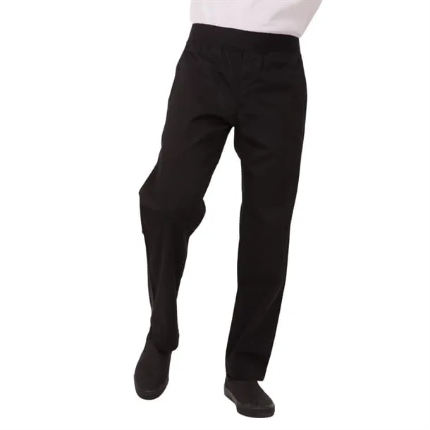 Chef Works Lightweight Recycled Chef Trousers Black L - BA048-L