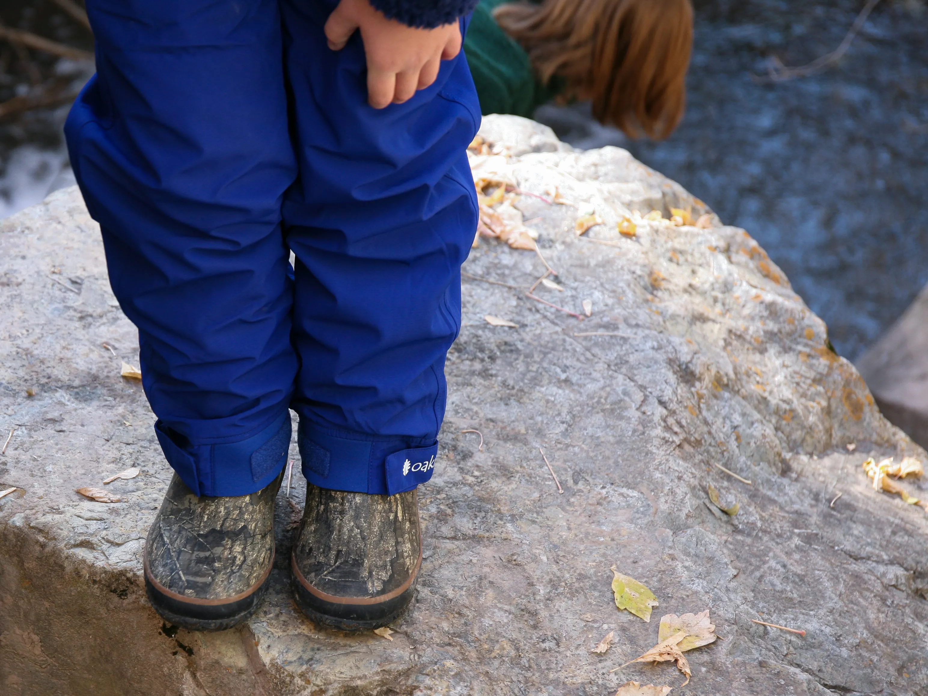 Children's Fleece-lined Rain/Snow Pants, Blue