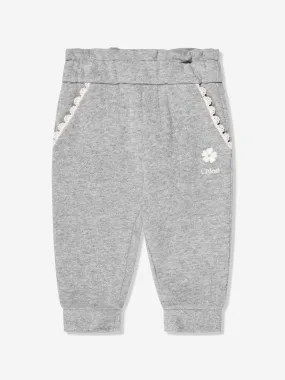 Chloé Baby Girls Joggers in Grey