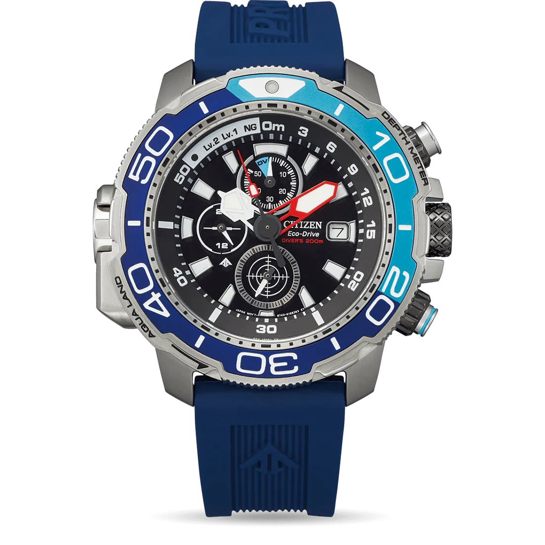 Citizen Men's Watch Eco-Drive Marine Promaster Blue BJ2169-08E