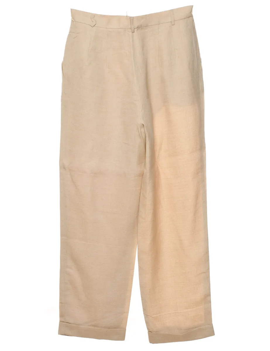 Classic Beige Trousers - W28 L28