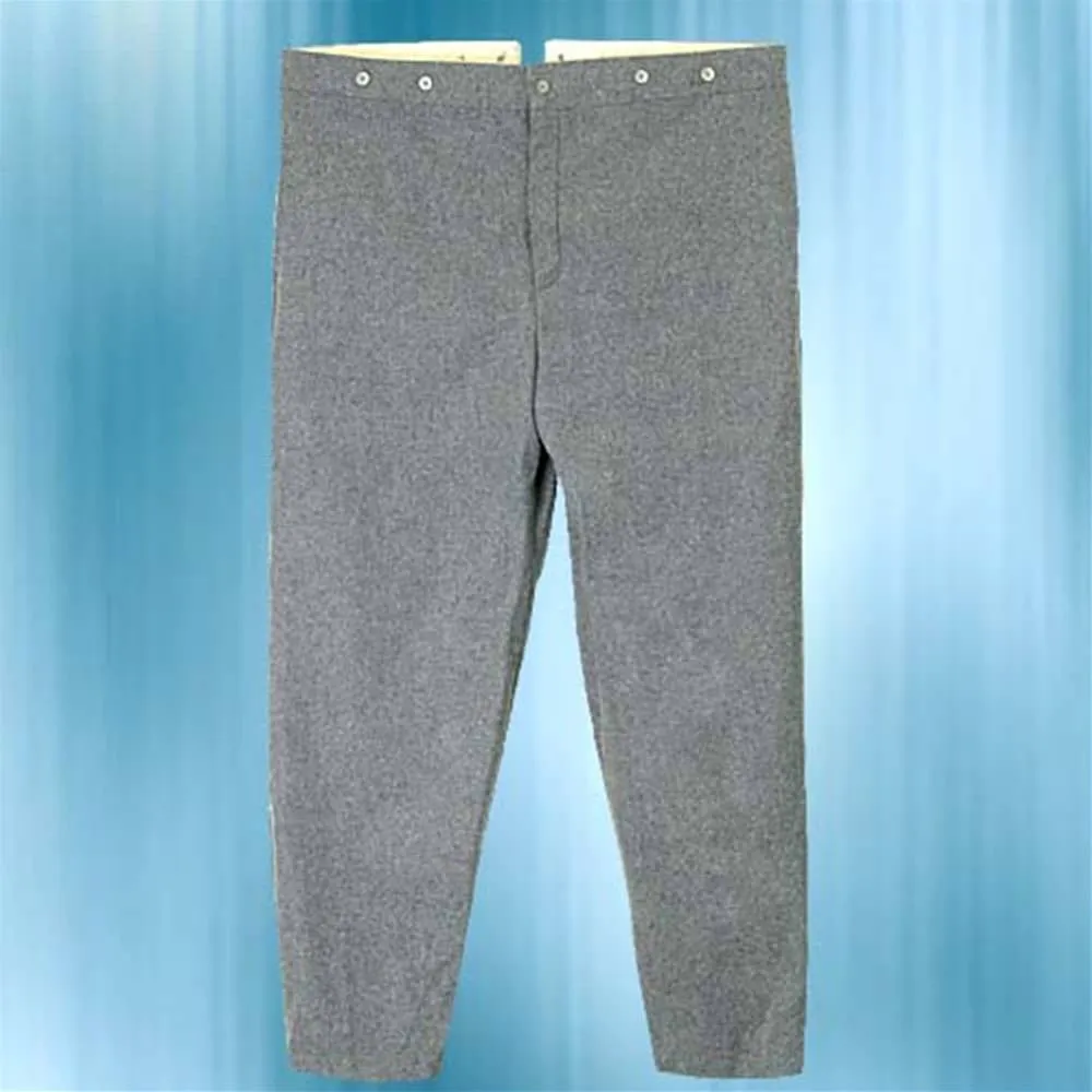 Confederate Enlisted Men's Gray Trousers