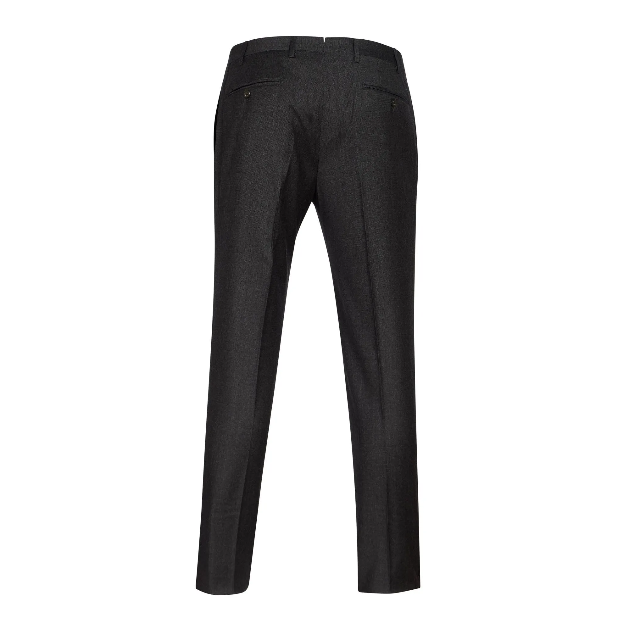 CORNELIANI Flannel Trouser CHARCOAL REG