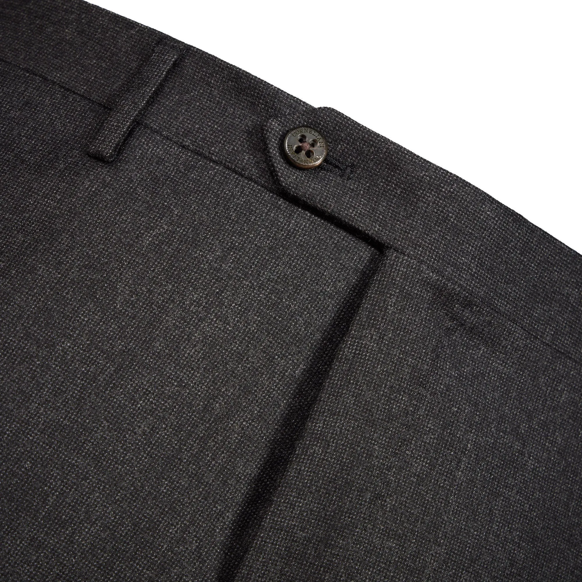 CORNELIANI Flannel Trouser CHARCOAL REG