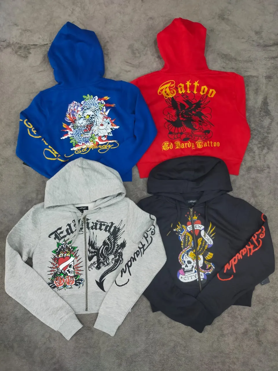 CR2000 Ed Hardy Hoodies Leftover Stock - 30 Pcs