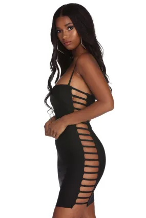 Cut To The Chase Bandage Dress