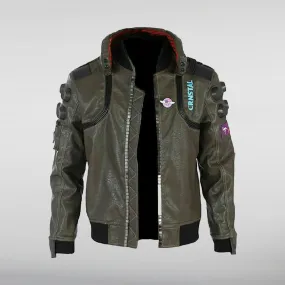 Cyberpunk 2077 Johnny Silverhand Samurai Green Jacket