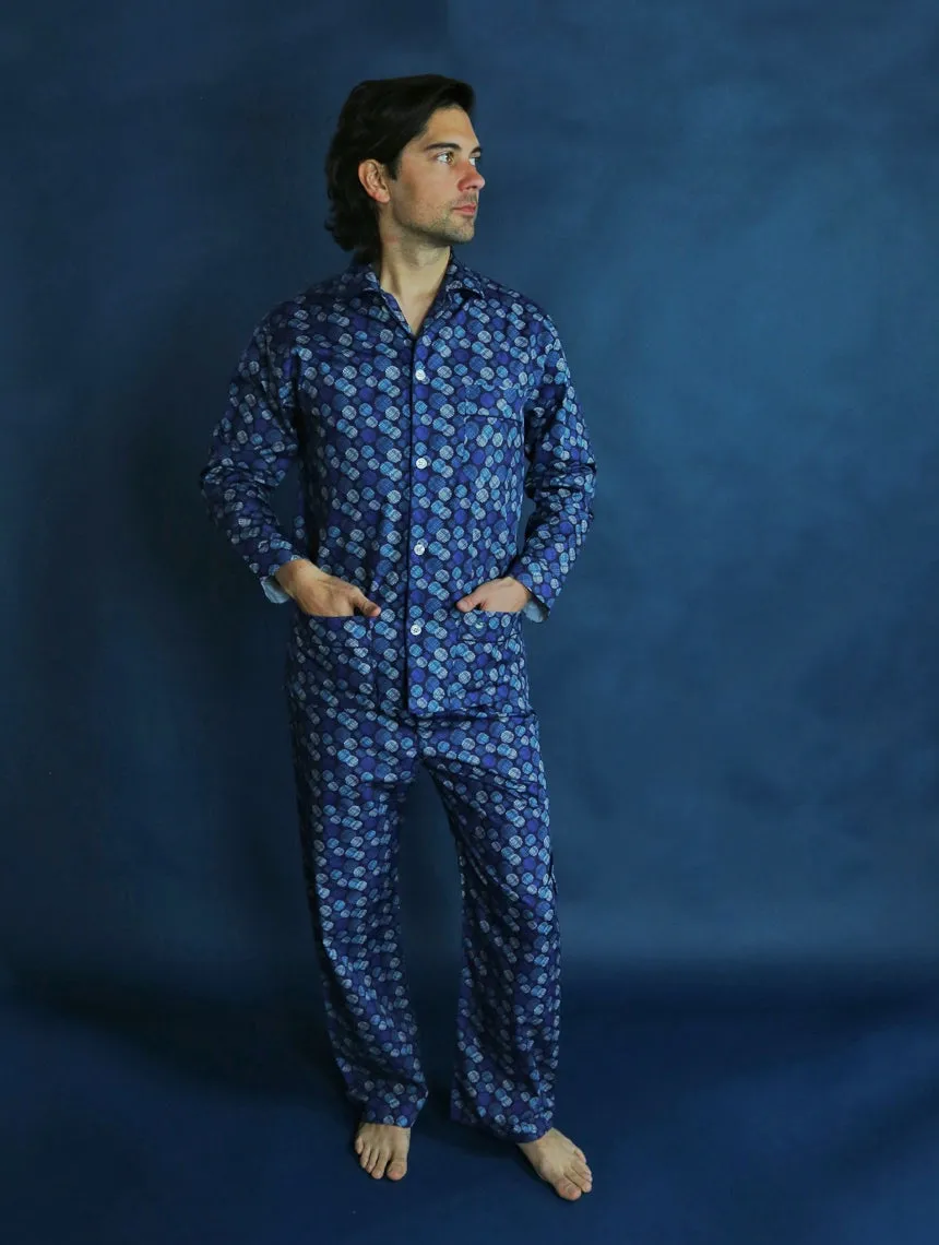 DÉCLIC Trance Spot Pyjamas - Navy