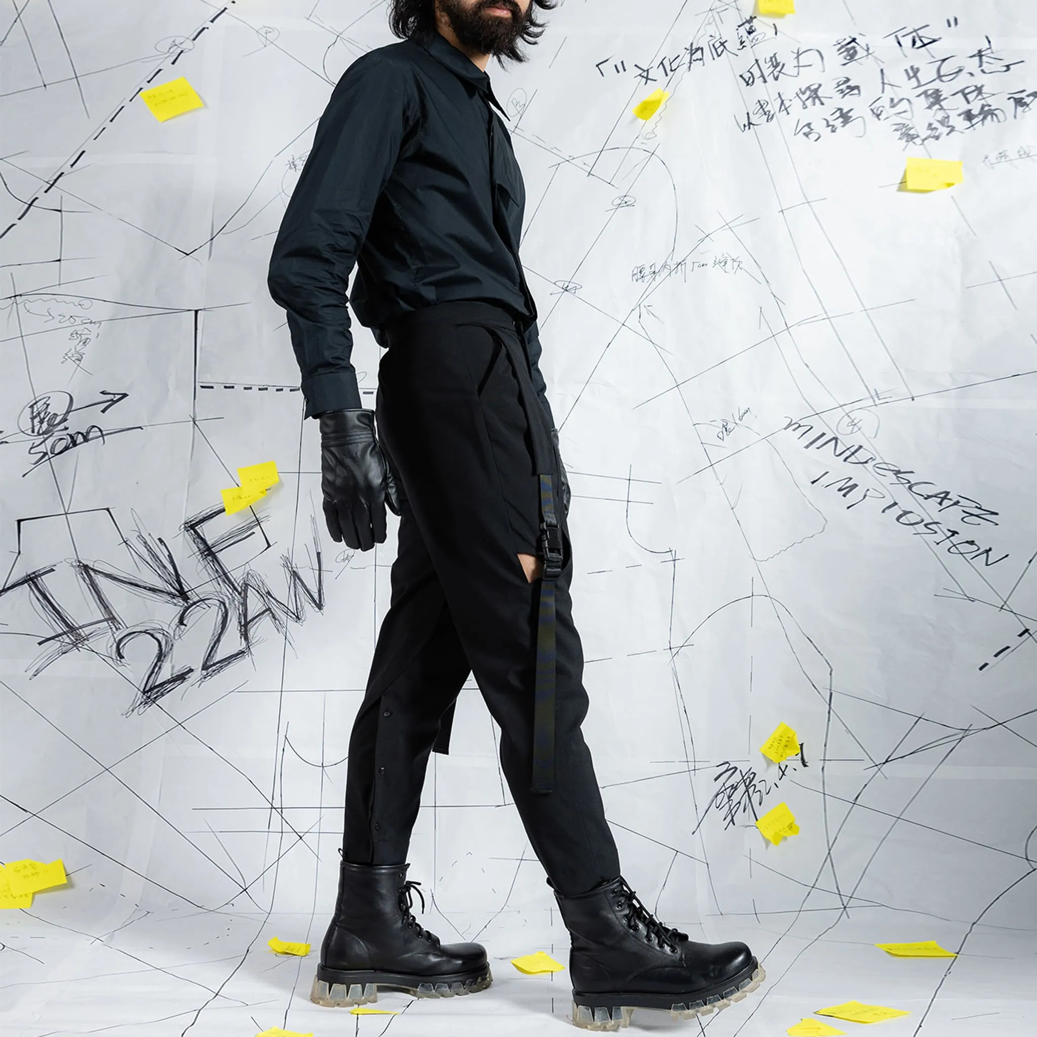 Deconstructed Functional Trousers