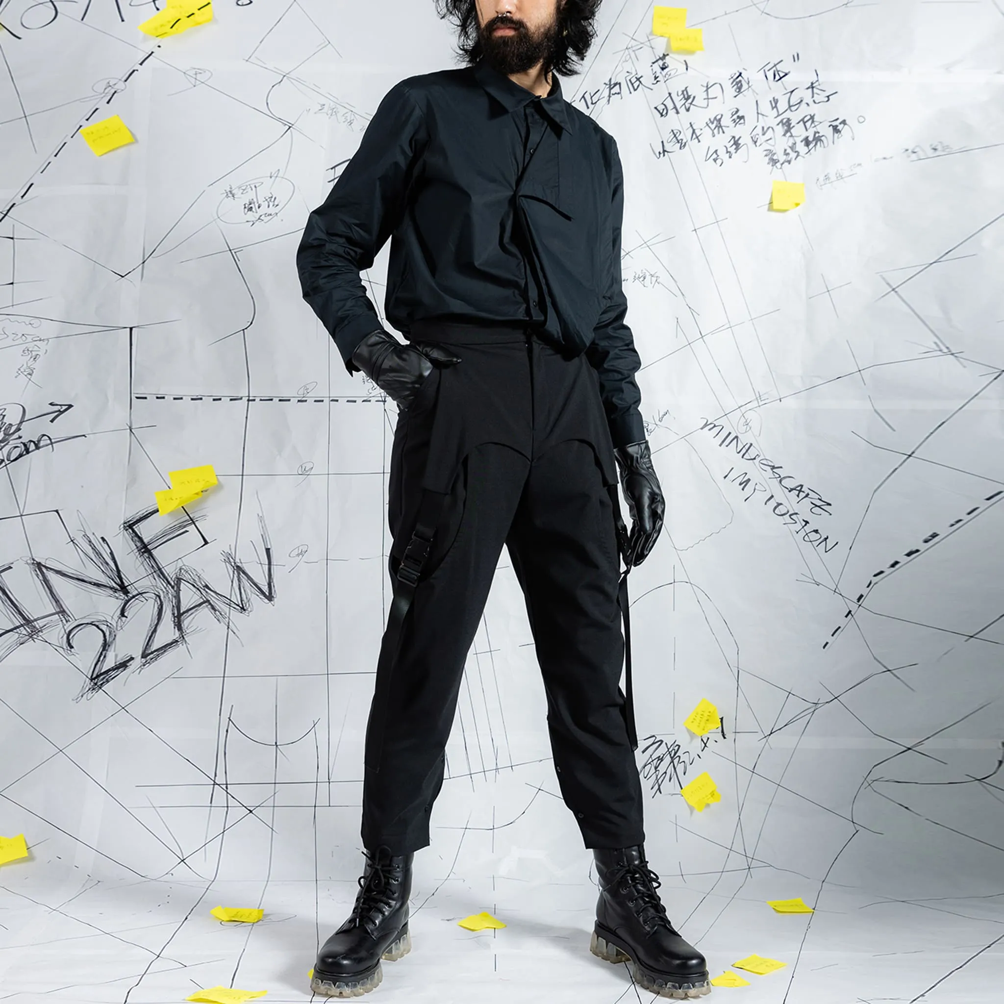 Deconstructed Functional Trousers