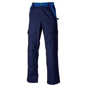 Dickies Industry 300 Two Tone Work Trousers IN30030 Navy/Royal Blue