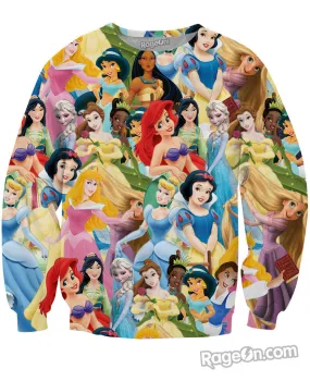 Disney Princess Crewneck Sweatshirt