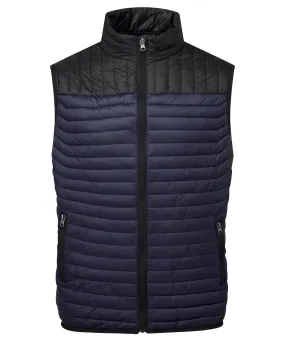 Domain two-tone gilet | Navy/Black