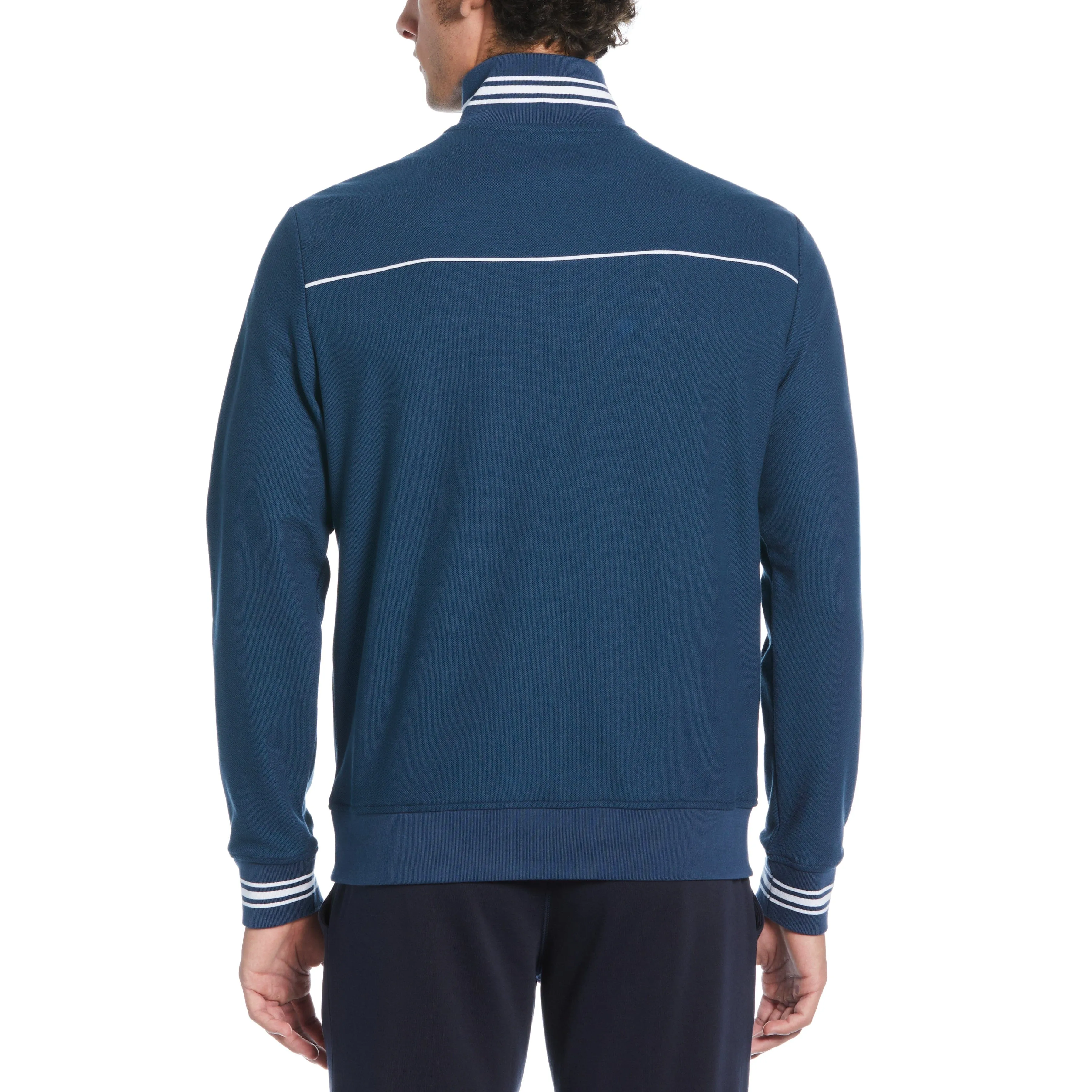 Double Knit Pique 1/4 Zip Track Jacket