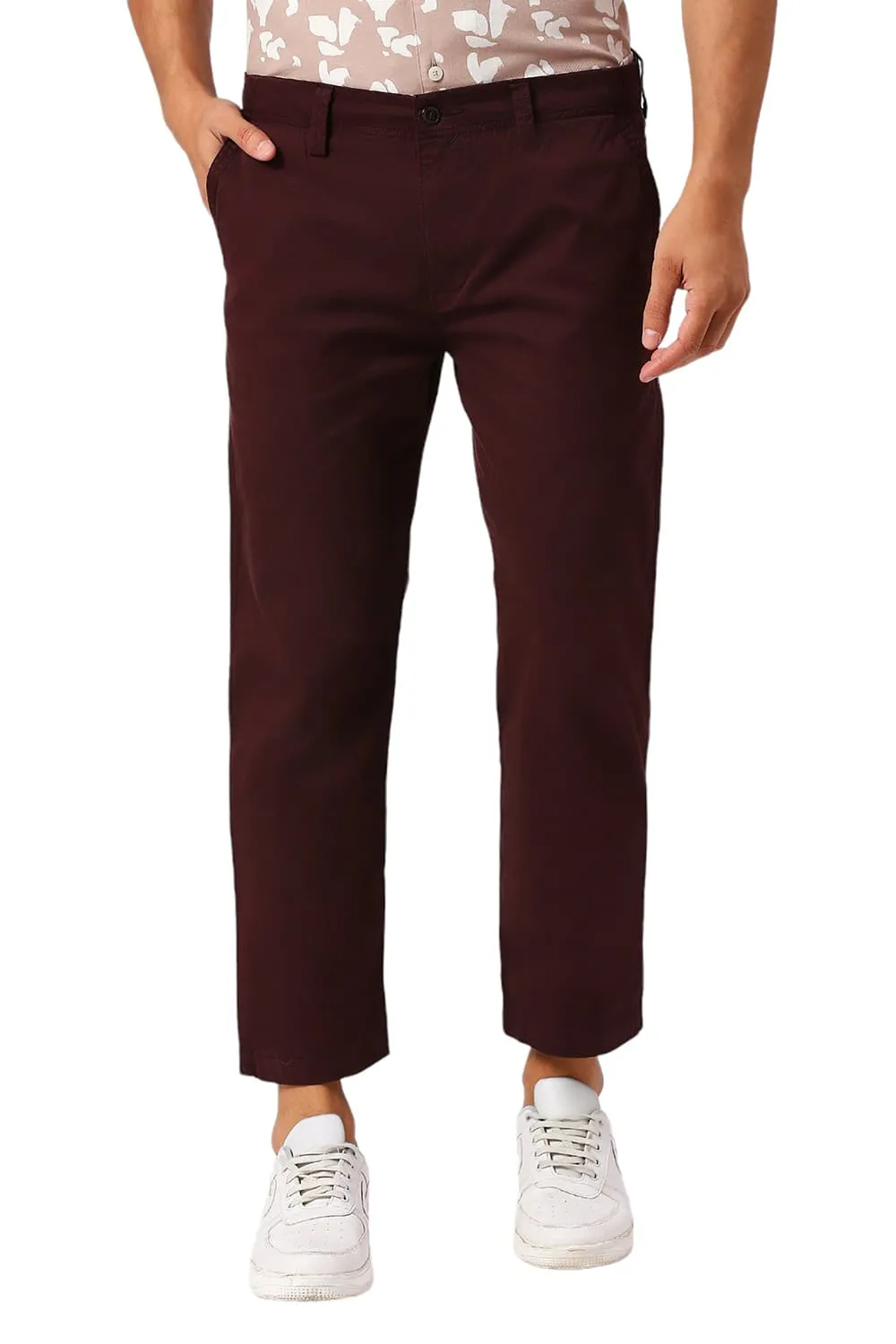 Drift Fit Corron Stretch Peach Twill Trousers