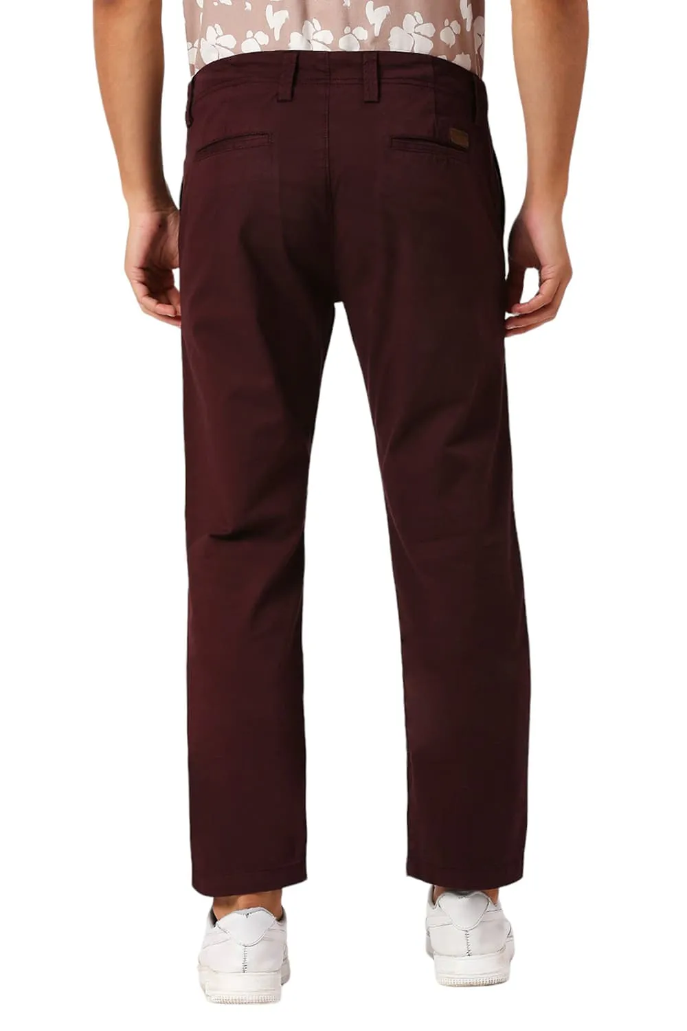 Drift Fit Corron Stretch Peach Twill Trousers