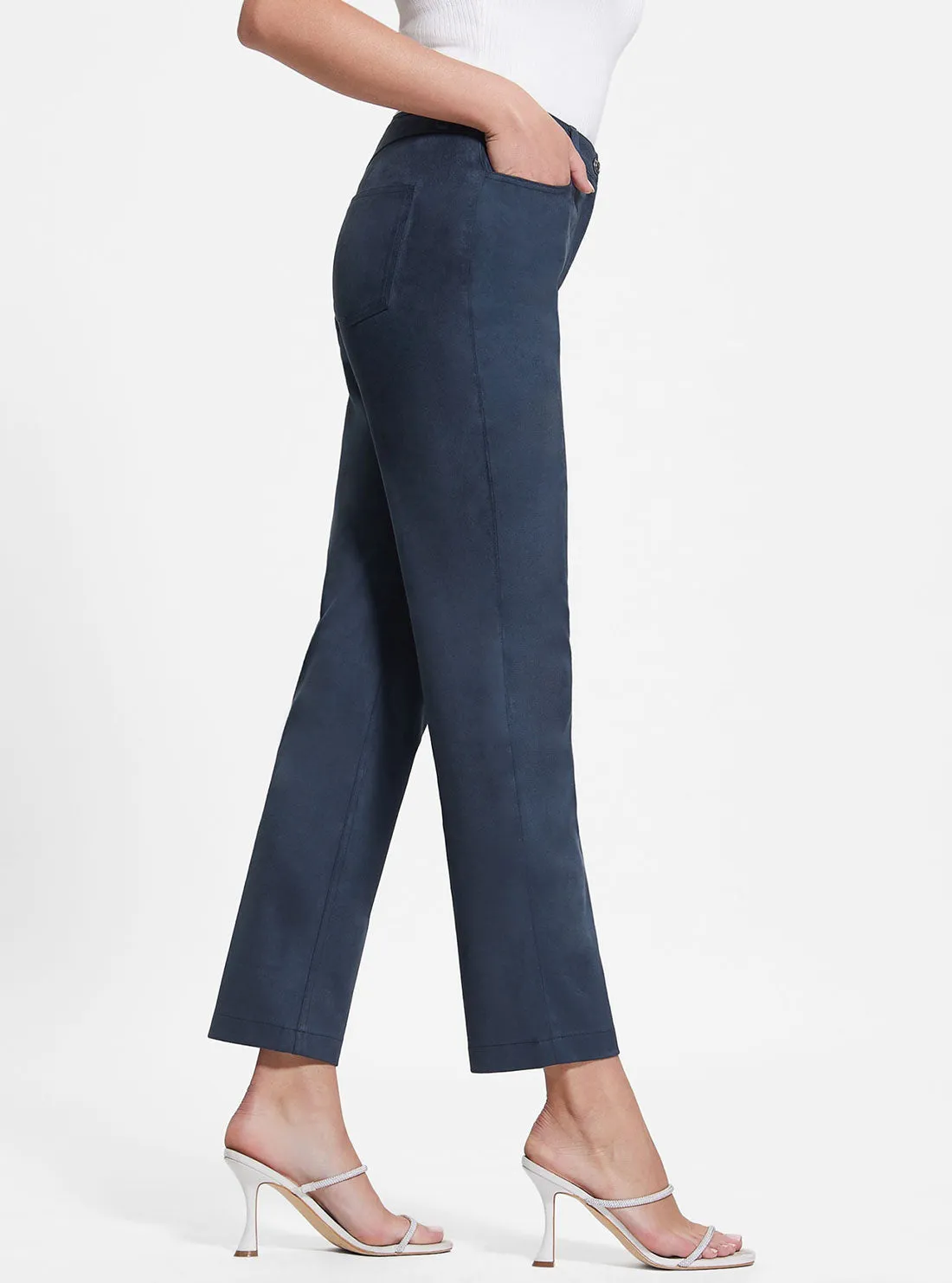 Eco Blackened Blue Kelly Straight Pants