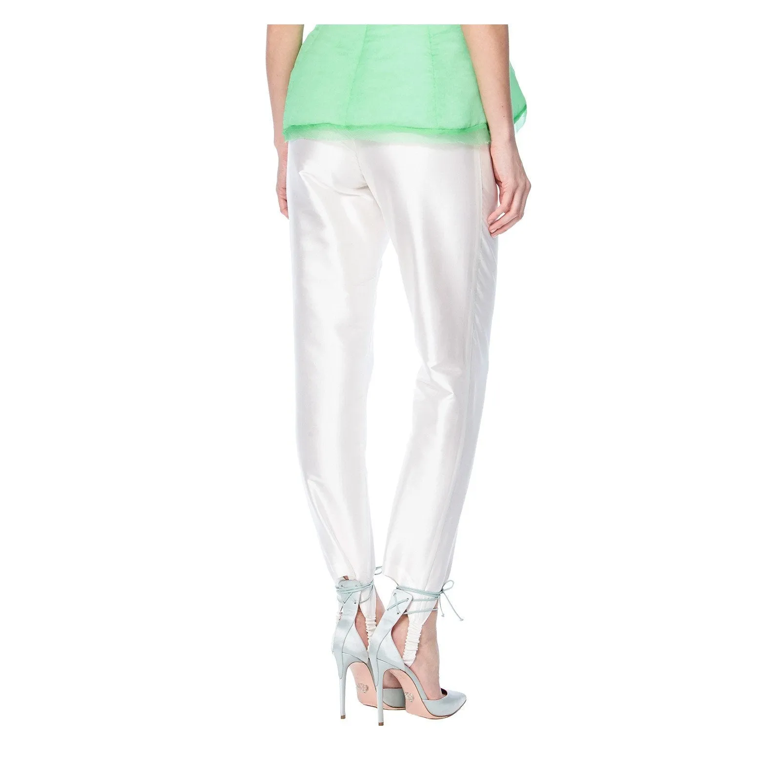 EDIE STIRRUP PANTS IN WHITE