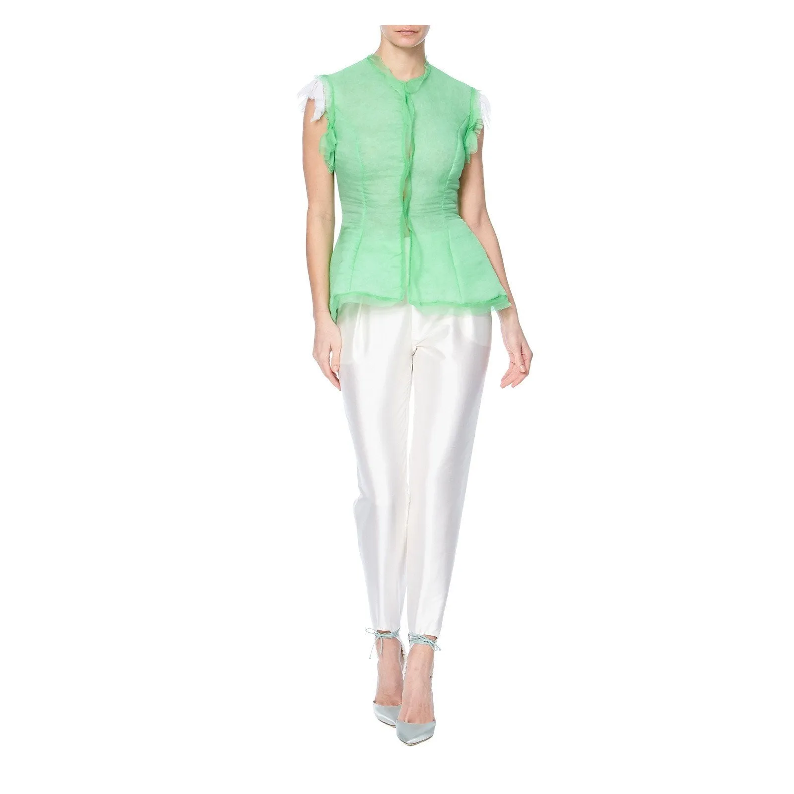 EDIE STIRRUP PANTS IN WHITE