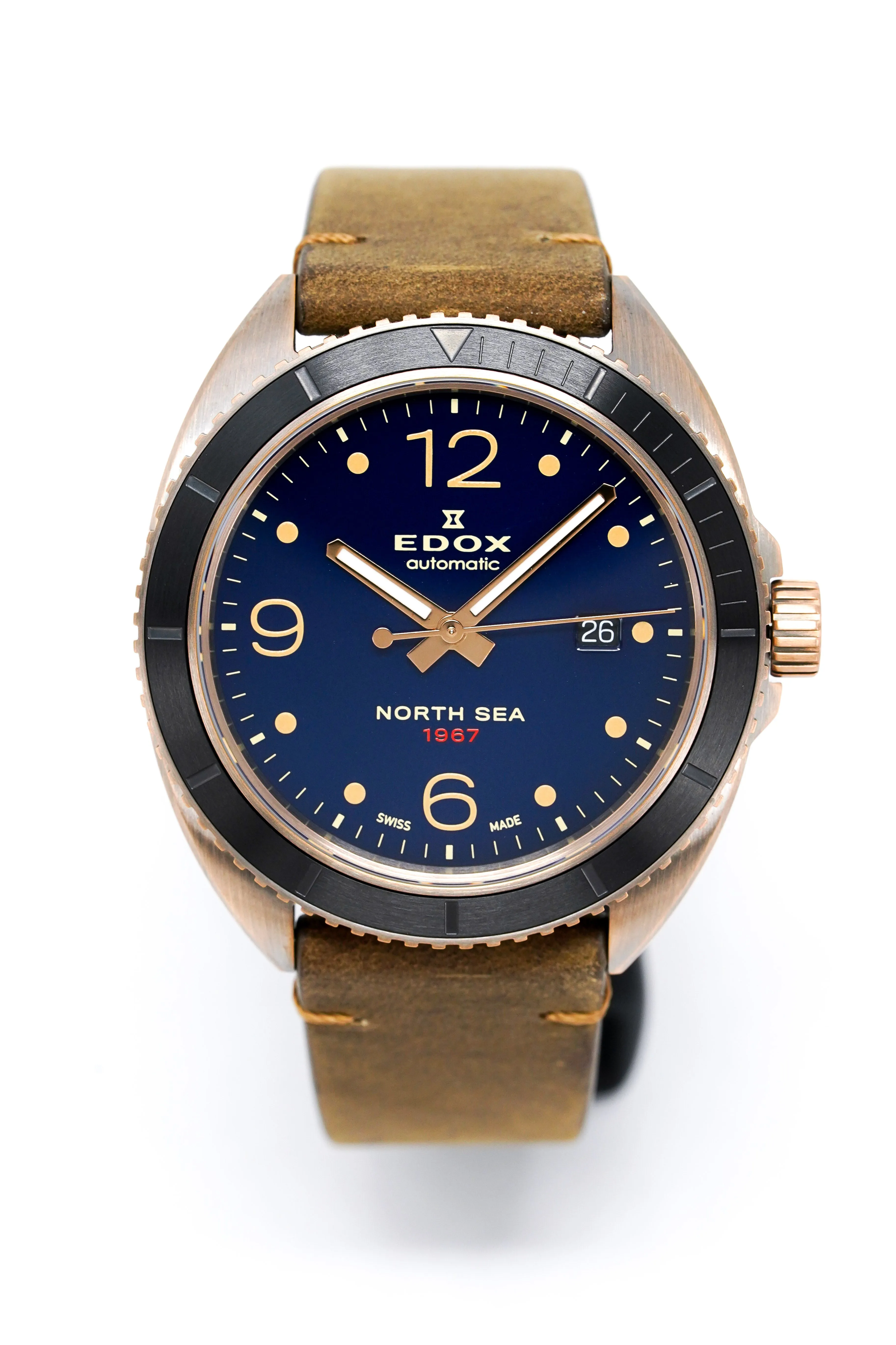 Edox Watch North Sea 1967 Limited Edition Bronze 80118-BRN-BU1