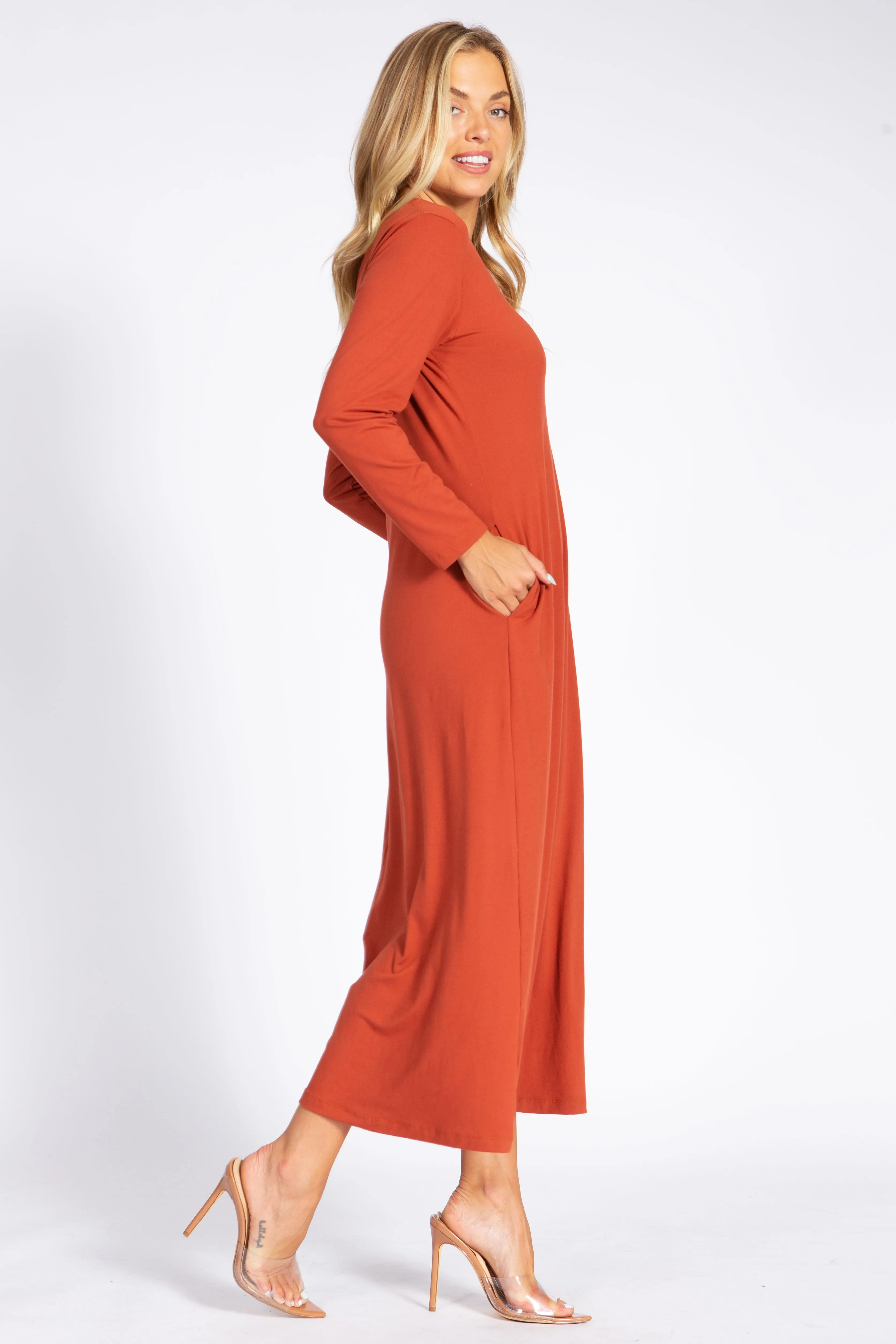 Essential Maxi Dress with Pockets