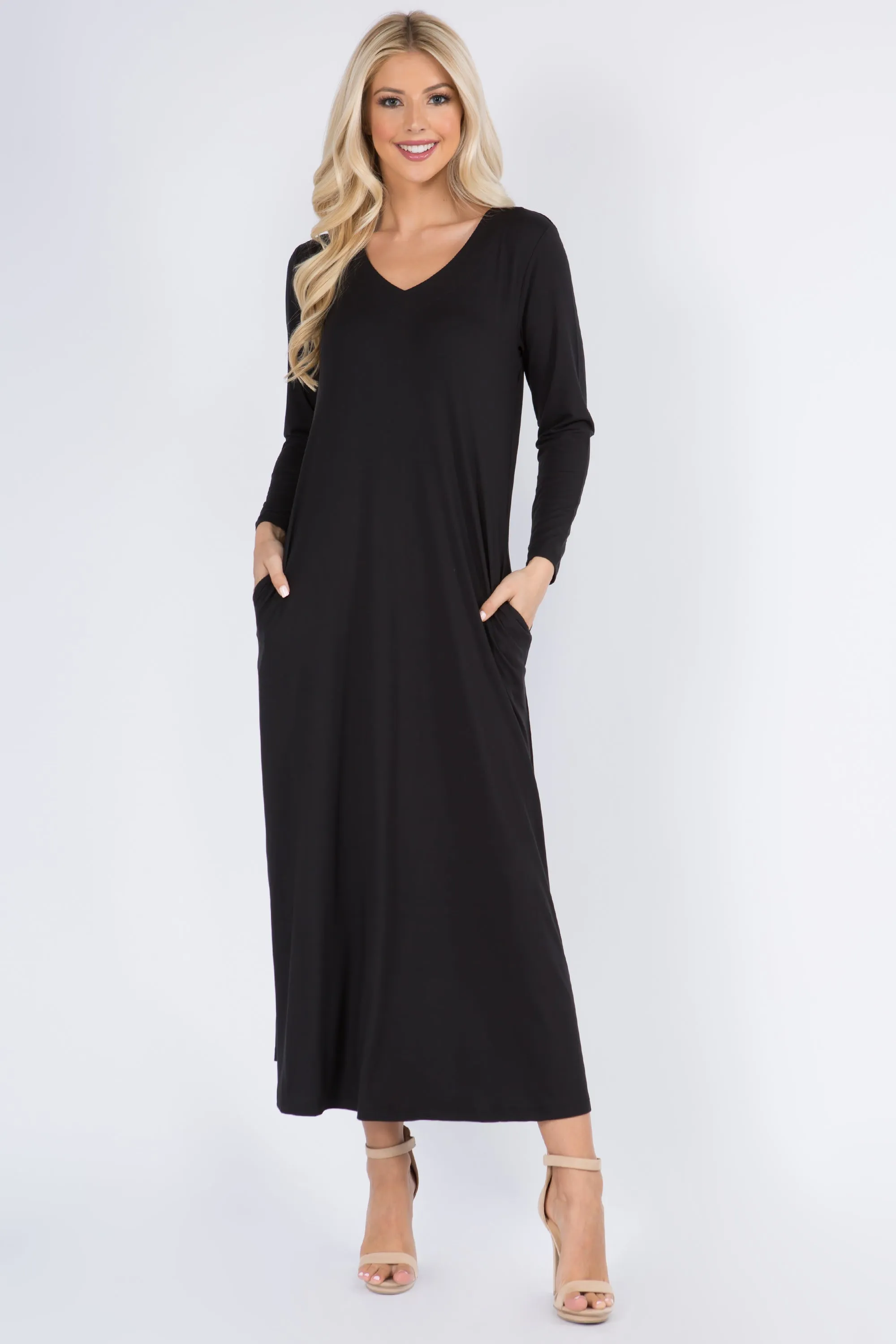 Essential Maxi Dress with Pockets