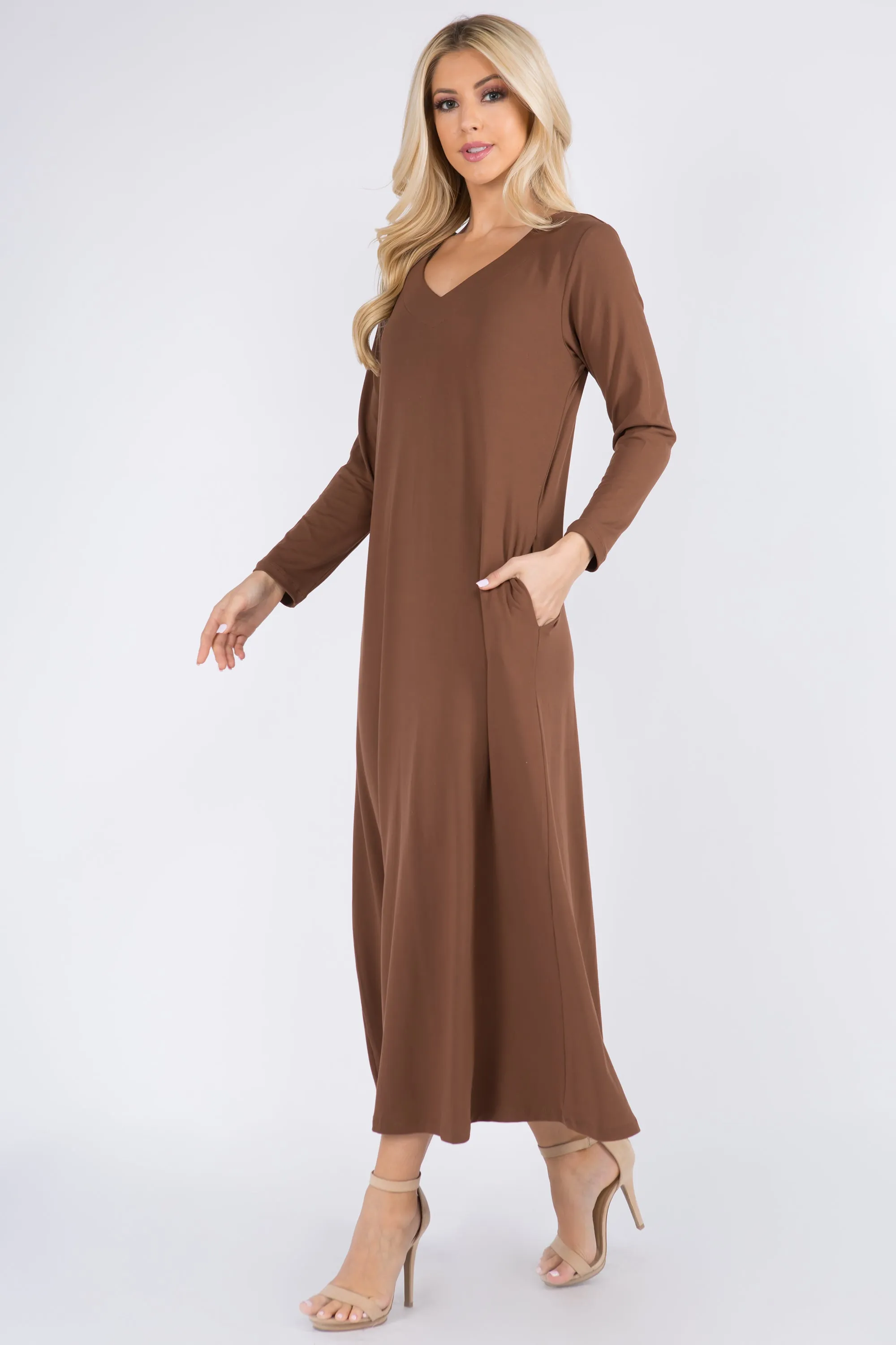 Essential Maxi Dress with Pockets