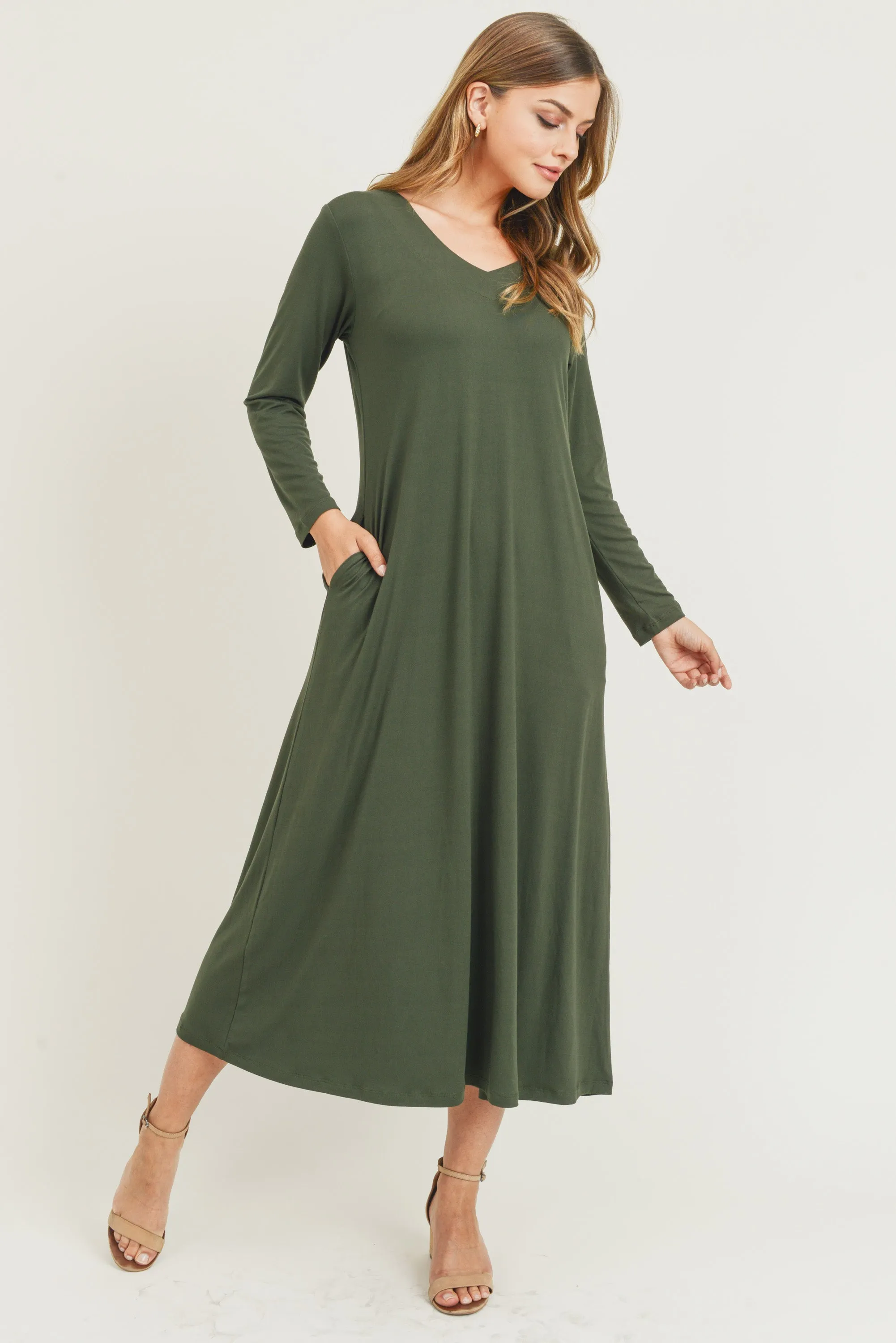 Essential Maxi Dress with Pockets