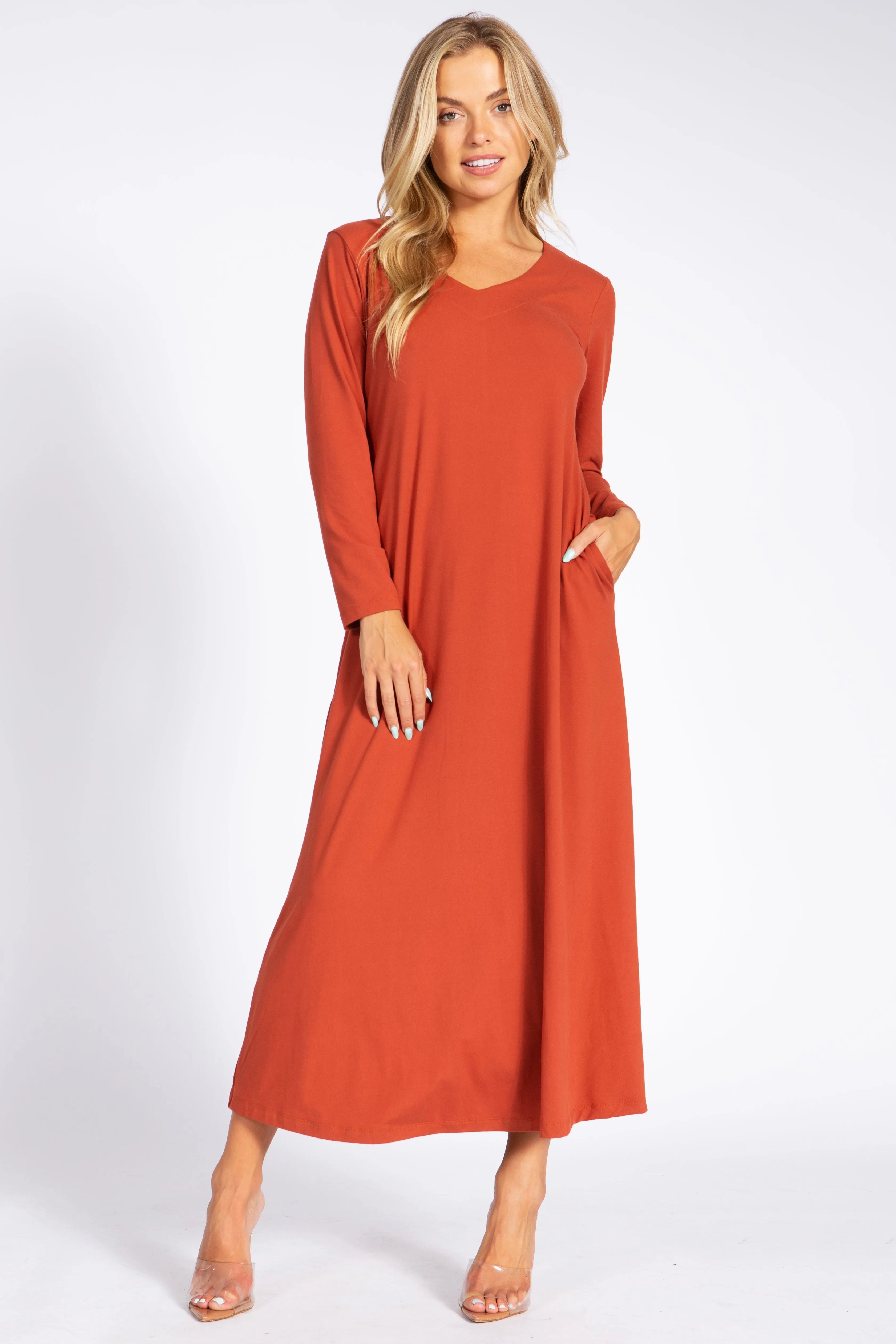 Essential Maxi Dress with Pockets