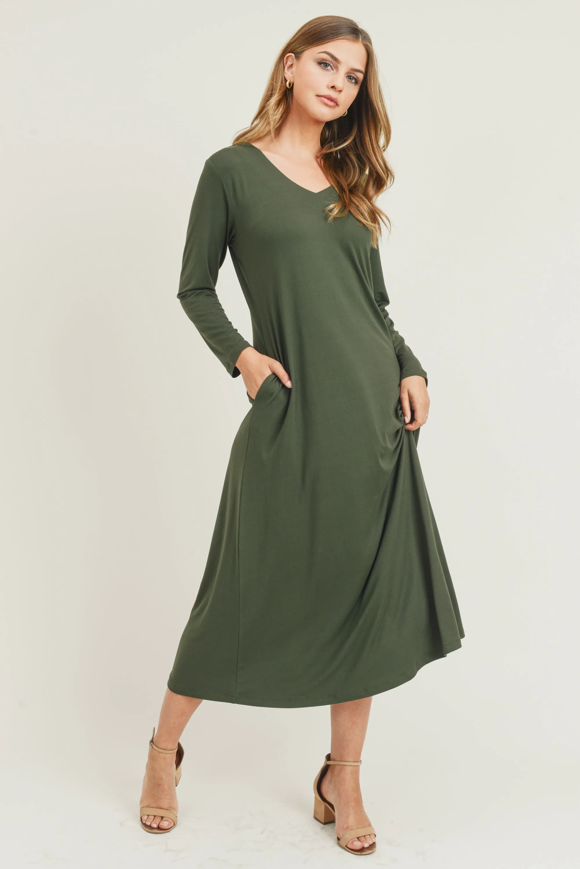 Essential Maxi Dress with Pockets