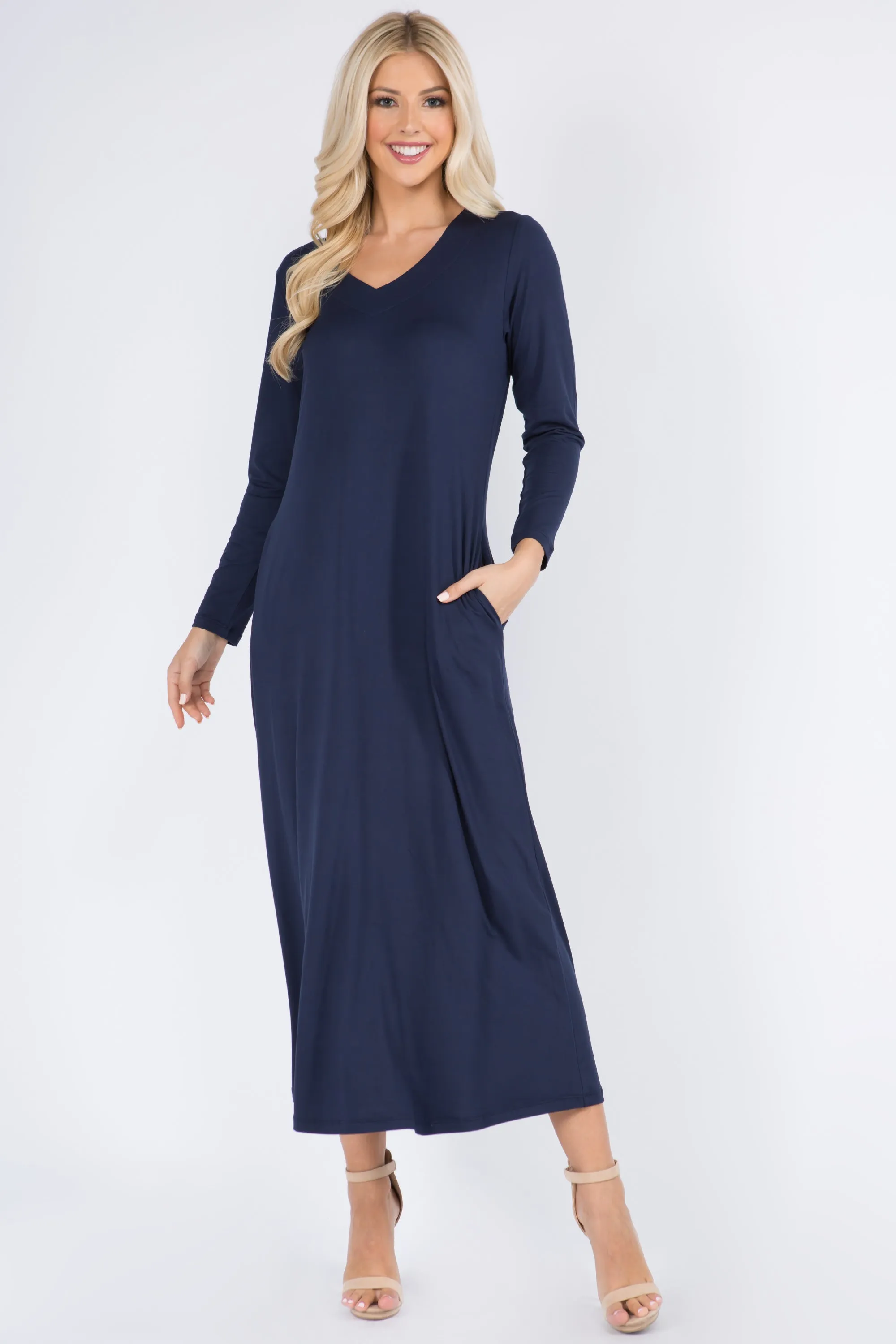 Essential Maxi Dress with Pockets