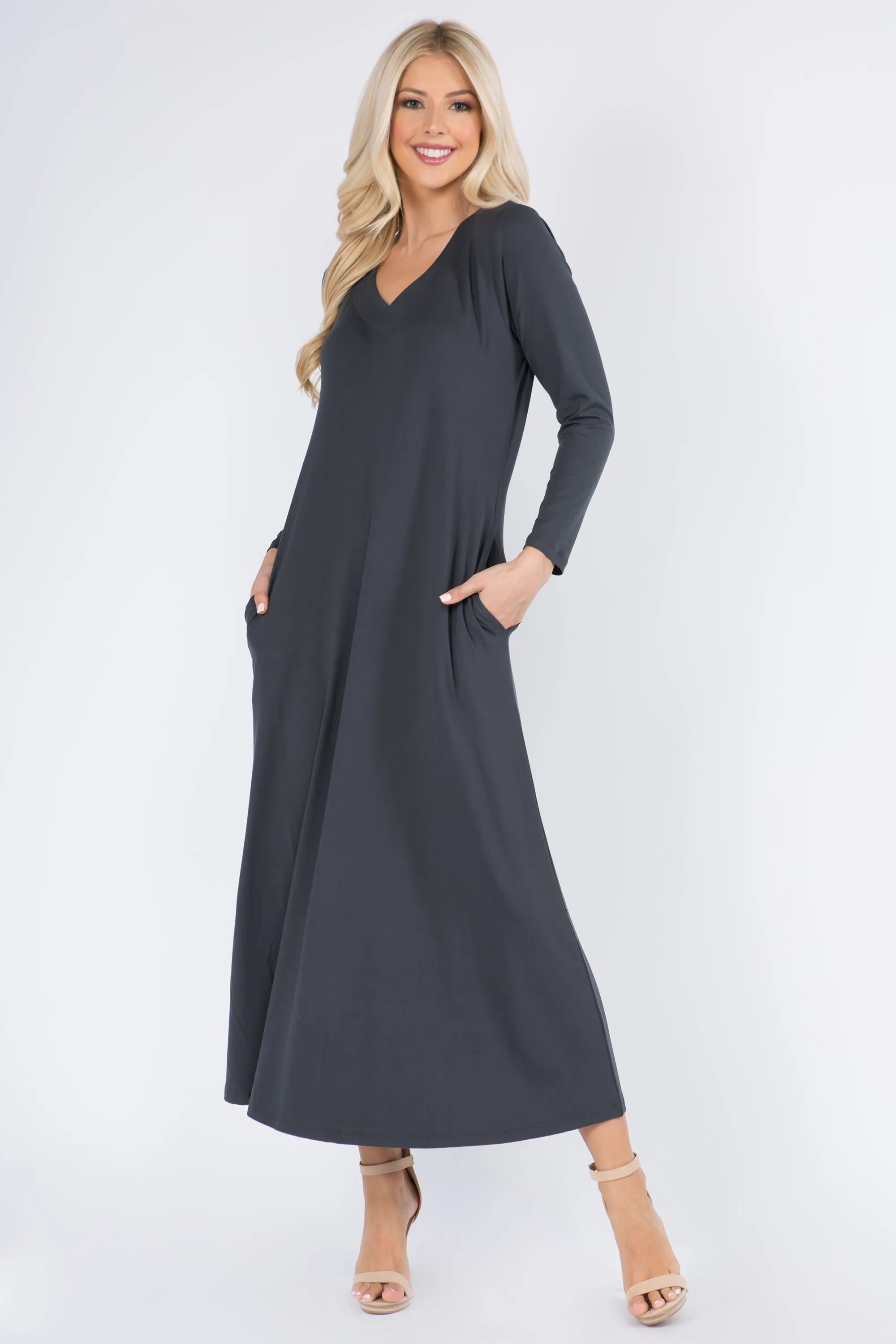 Essential Maxi Dress with Pockets