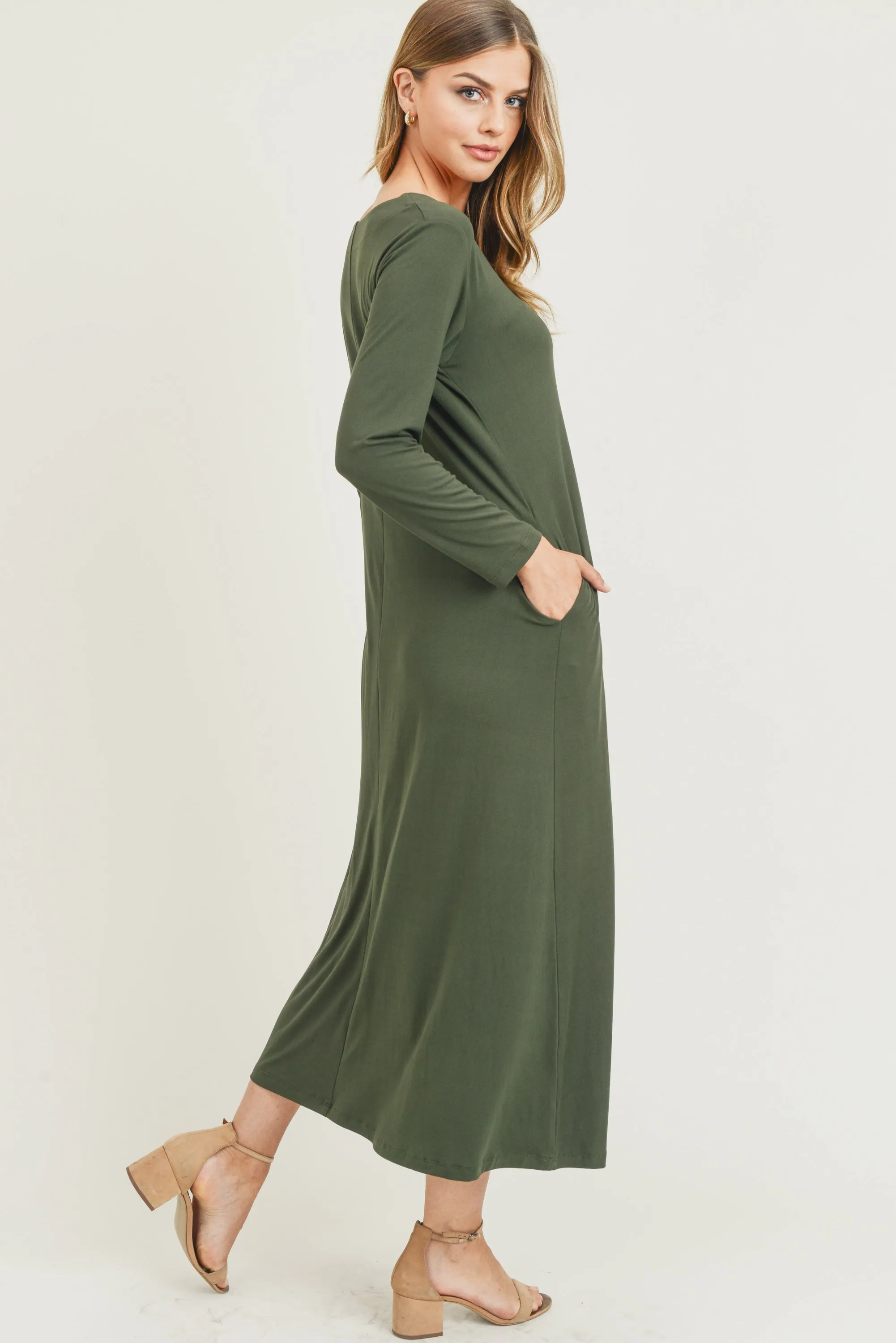 Essential Maxi Dress with Pockets