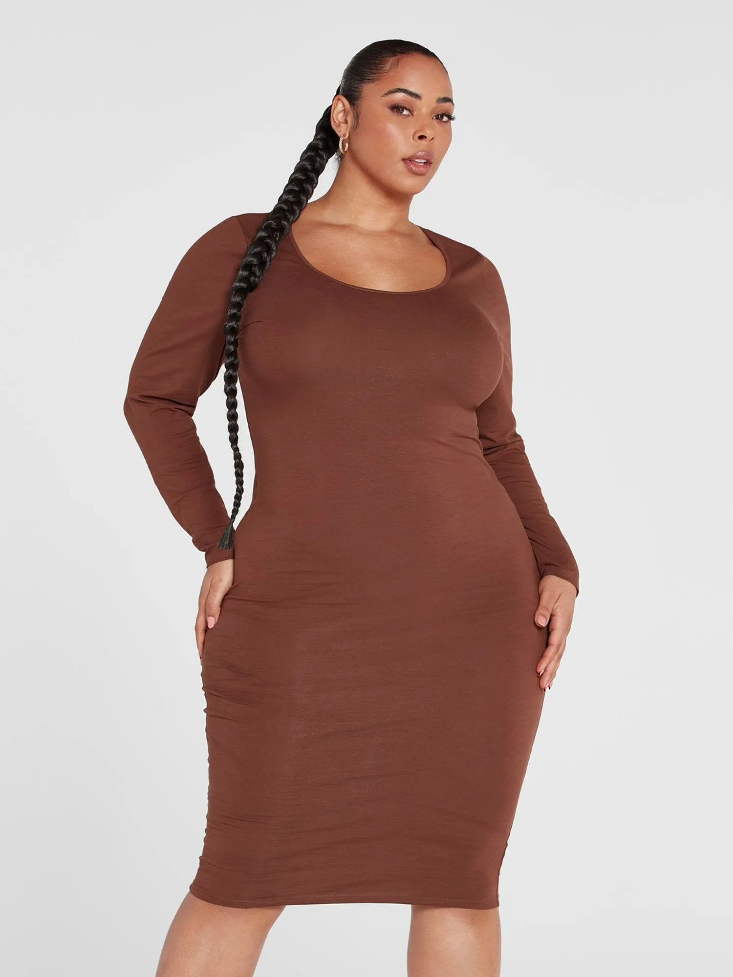 Fashion To Figure - Devyn Knit Midi Dress