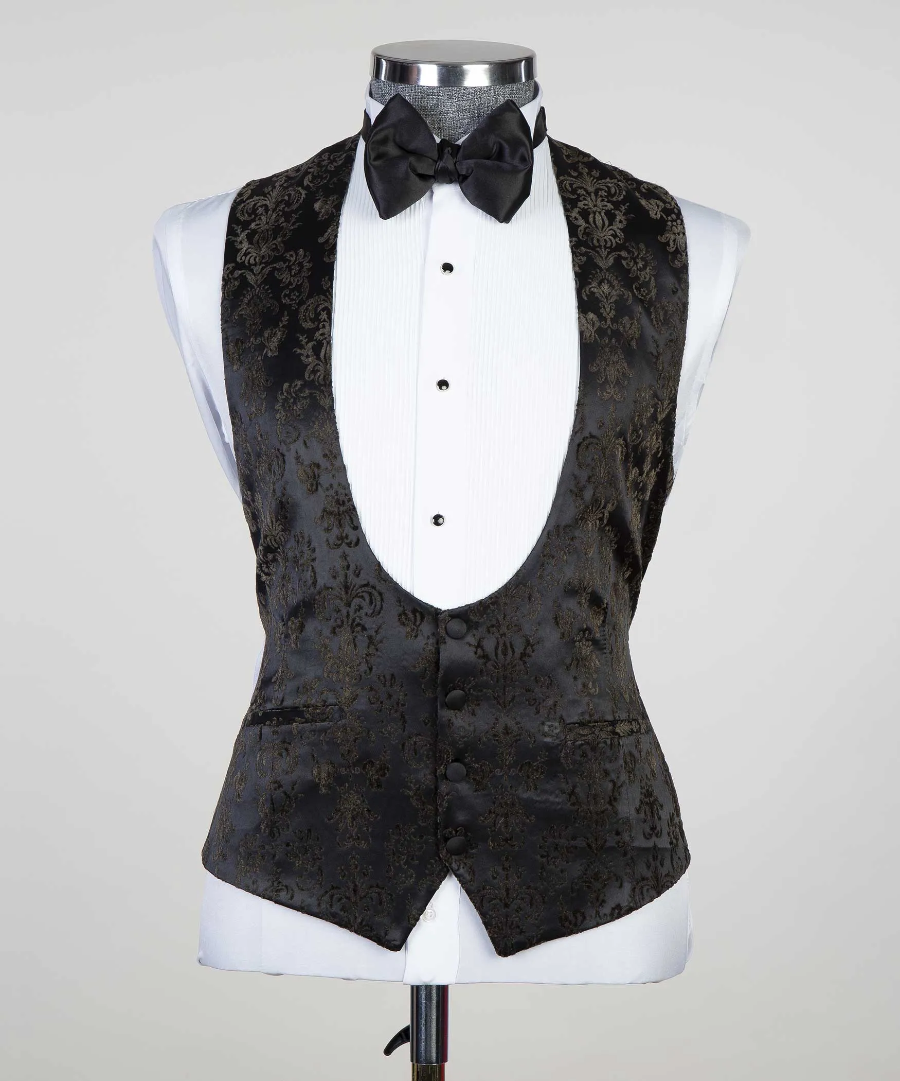 Floral Black Tuxedo