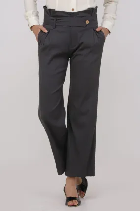 Formal Ladies High Waist Ankle Length Pants