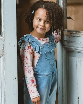 Fox & Finch Girls Denim Overall FW238204