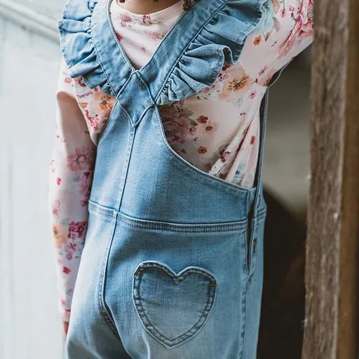 Fox & Finch Girls Denim Overall FW238204