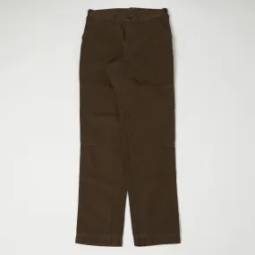 Freewheelers 2232009 ‘Grease Monkey’ Overall Trousers - Dark Brown