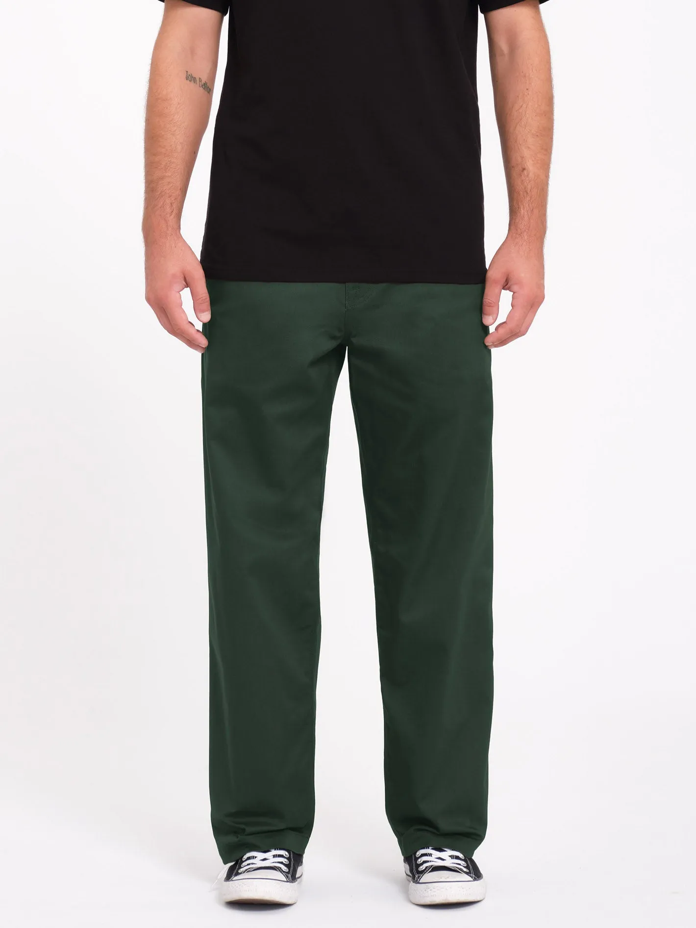 Frickin Skate Chino Trousers - Dark Forest