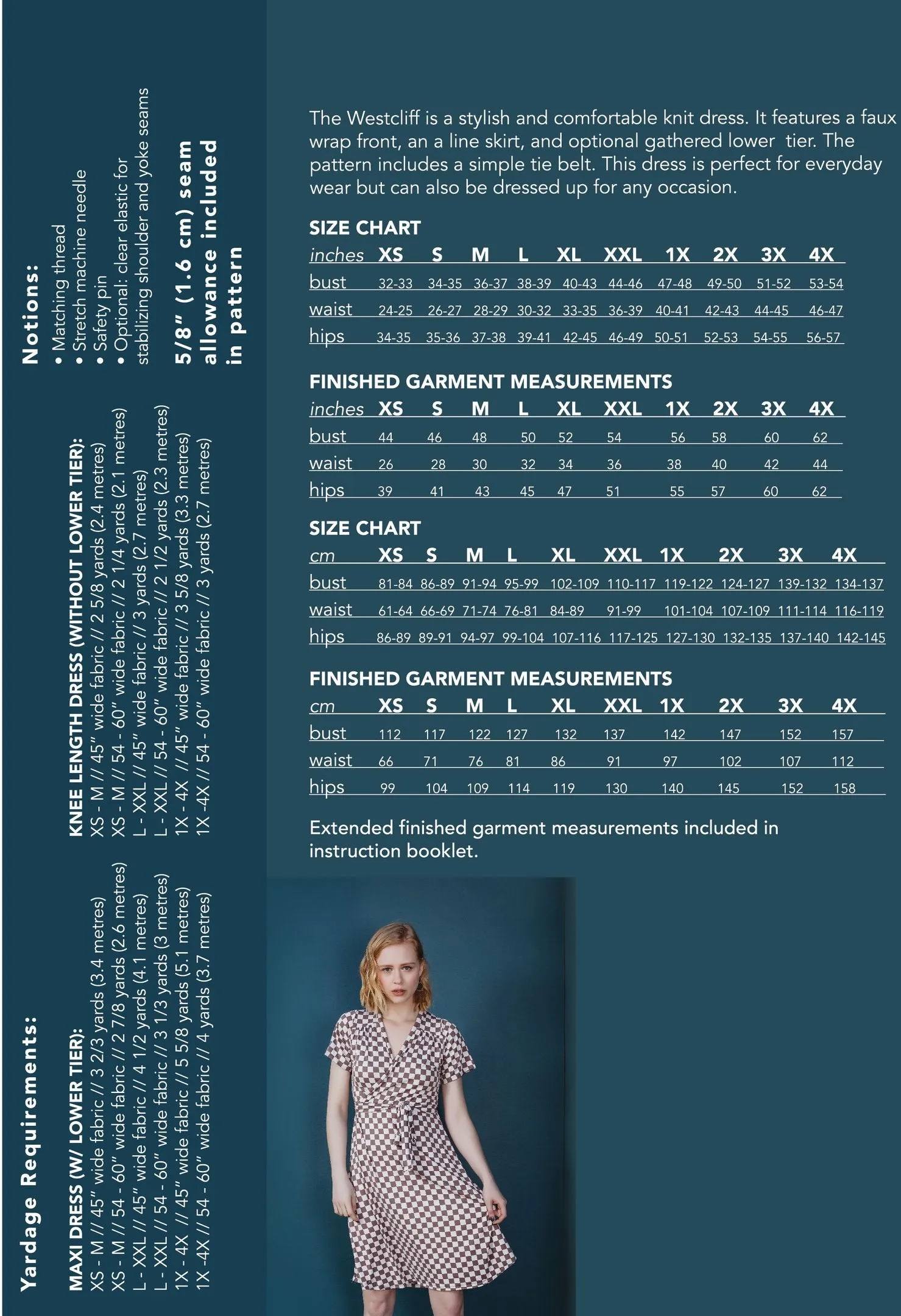 Friday Pattern Company - Westcliff Dress