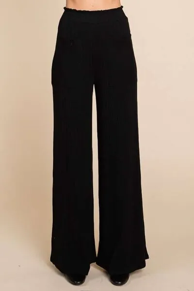 Full Size High Waist Wide Leg Resort Style Pants